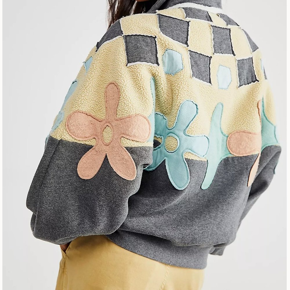 Free People Flower Power Pullover